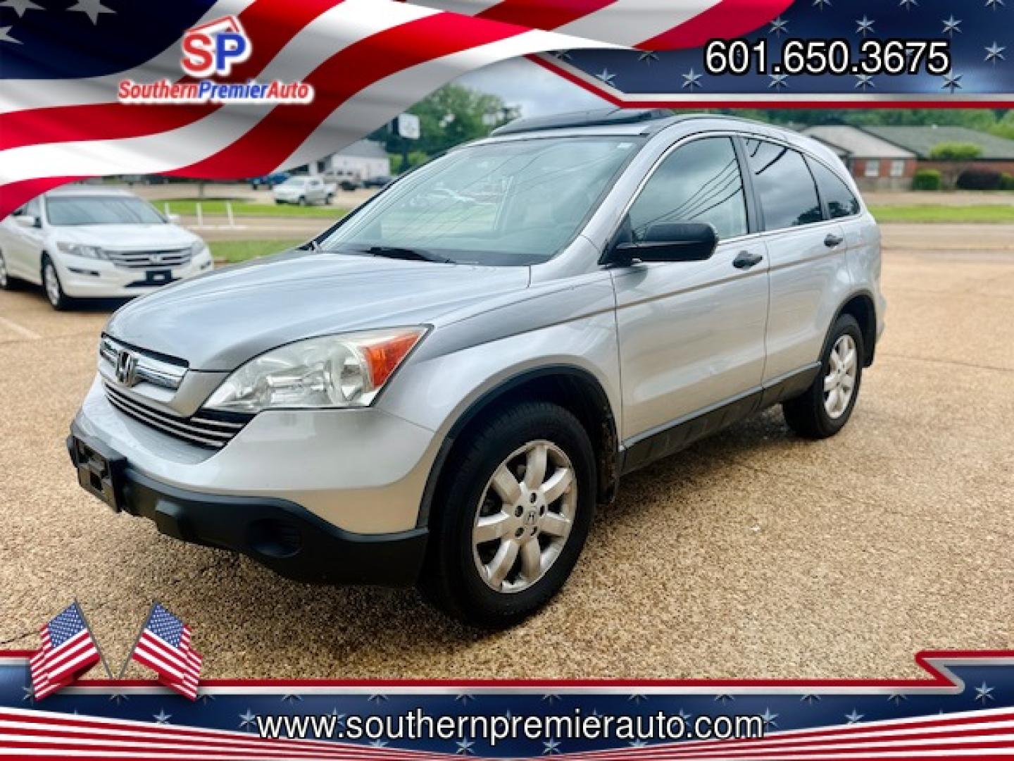 2009 SILVER HONDA CR-V EX (3CZRE38589G) , located at 922 W. Beacon St., Philadelphia, MS, 39350, (601) 650-3675, 32.770447, -89.127151 - Photo#2